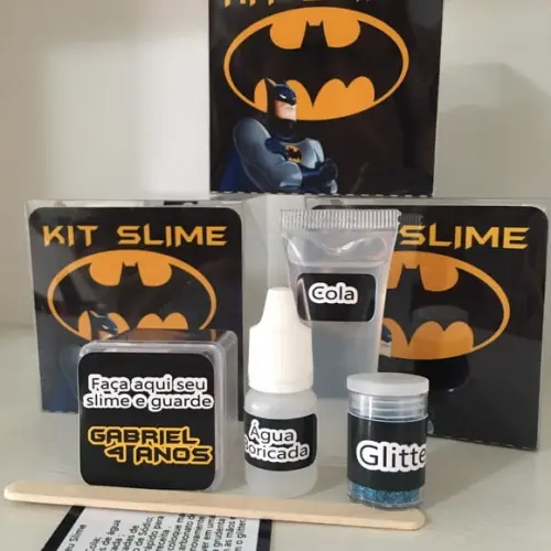 Kit Slime Personalizado Batman