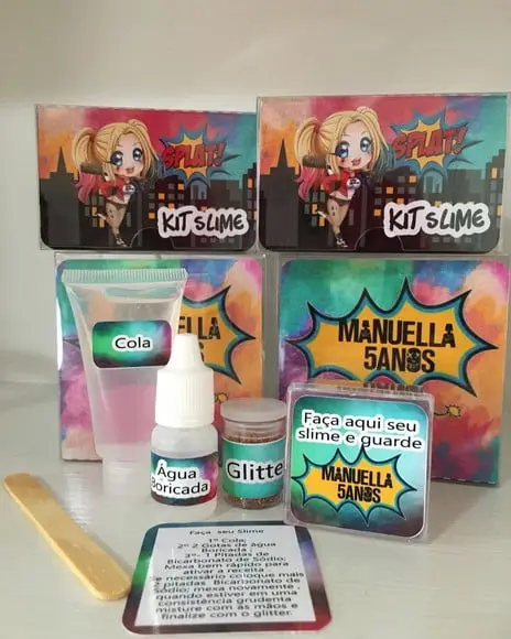 Kit Slime Personalizado Alerquina