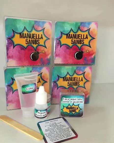 Kit Slime Personalizado Alerquina