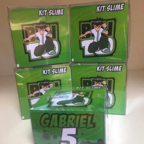 Kit Slime Personalizado Ben10