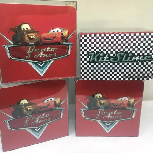 Kit Slime Personalizado Carros