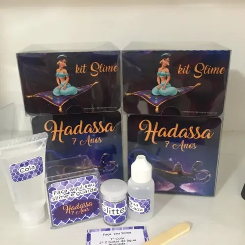 Kit Slime Personalizado Jasmine