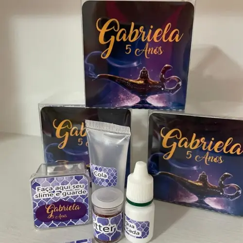 Kit Slime Personalizado Jasmine