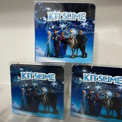 Kit Slime Personalizado Frozen 2