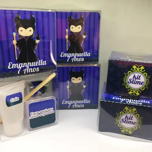 Kit Slime Personalizado Malévola
