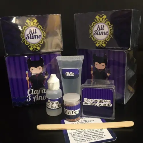 Kit Slime Personalizado Malévola