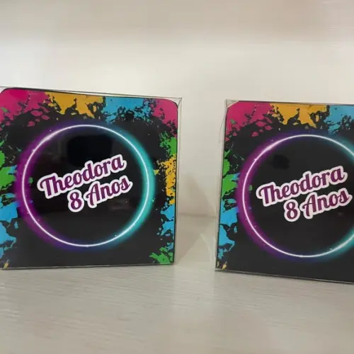 Kit Slime Personalizado Neon