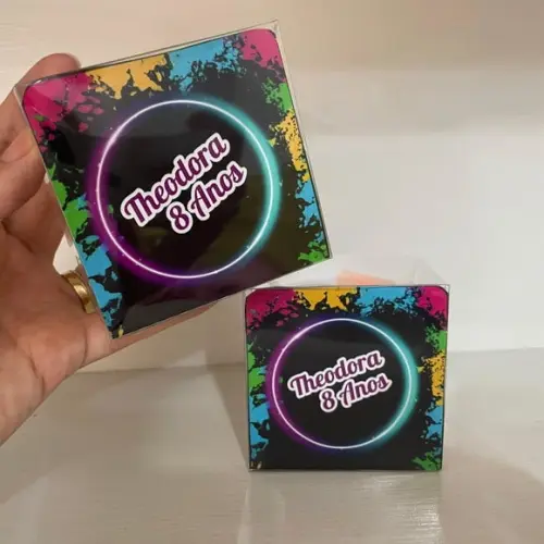 Kit Slime Personalizado Neon