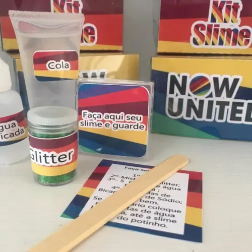 Kit Slime Personalizado Now United