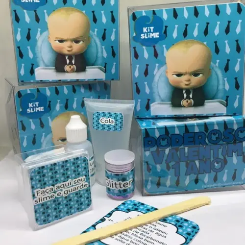 Kit Slime Personalizado Poderoso Chefinho