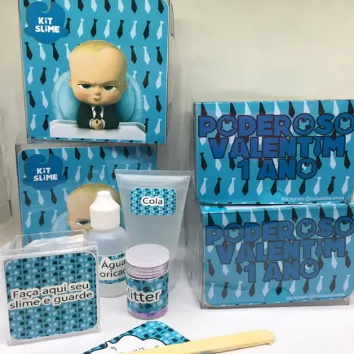 Kit Slime Personalizado Poderoso Chefinho