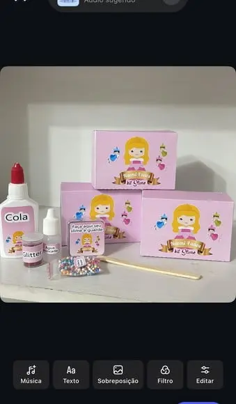 Kit Slime Princesa e Príncipe Embalagens Personalizadas
