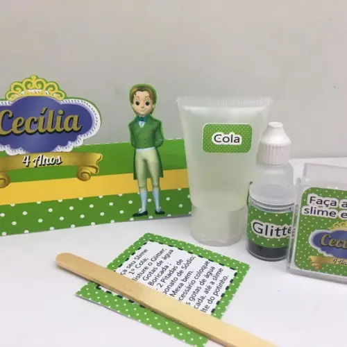 Kit Slime Sofia Embalagens Personalizadas