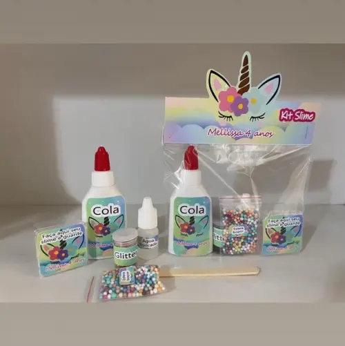 Kit Slime Unicornio Embalagens Personalizadas