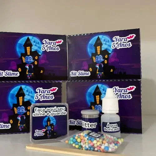 Kit Slime Vampirina Embalagens Personalizadas