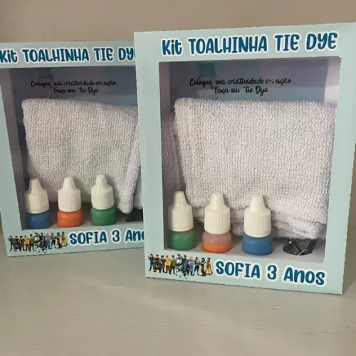 Kit Toalhinha Tie Dye Príncipe