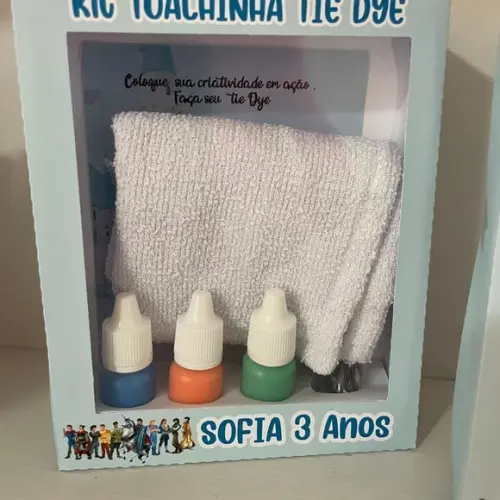 Kit Toalhinha Tie Dye Príncipe
