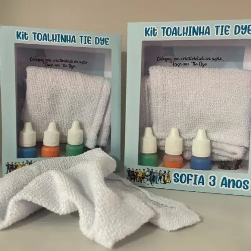 Kit Toalhinha Tie Dye Príncipe