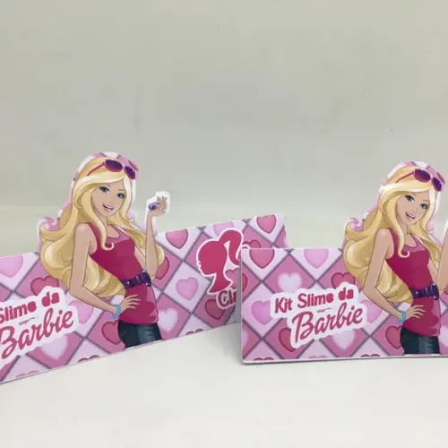 Lapela para lembrancinha Barbie