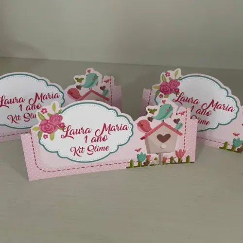 Lapela para Lembrancinha Jardim Encantado