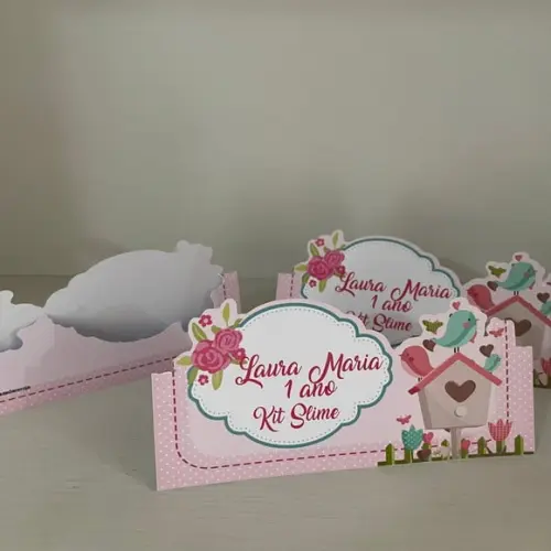 Lapela para Lembrancinha Jardim Encantado