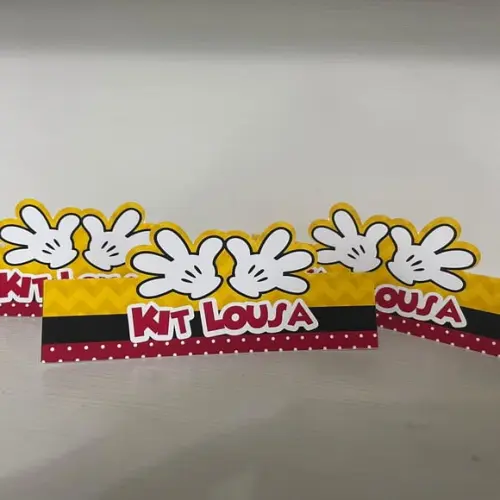 Lapela para Lembrancinha Mickey