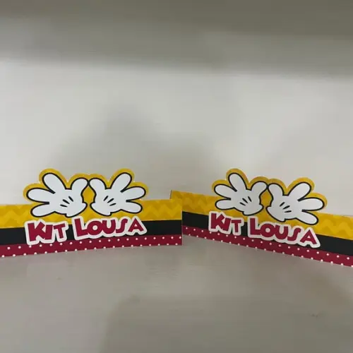 Lapela para Lembrancinha Mickey