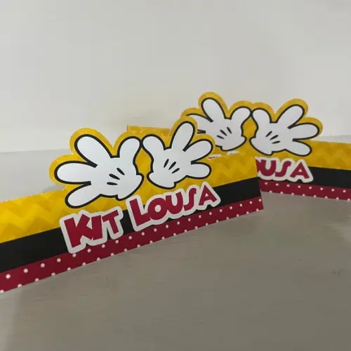 Lapela para Lembrancinha Mickey