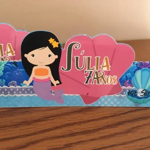 Lapela para lembrancinha Sereia