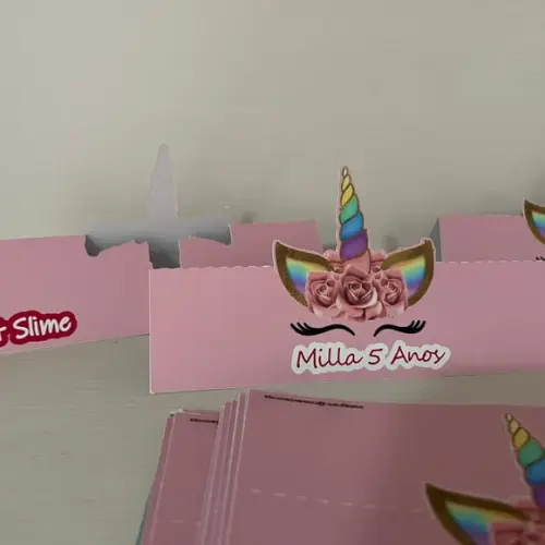 Lapela para Lembrancinha Unicórnio