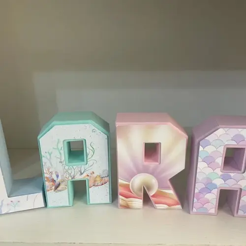 Letras 3d Sereia