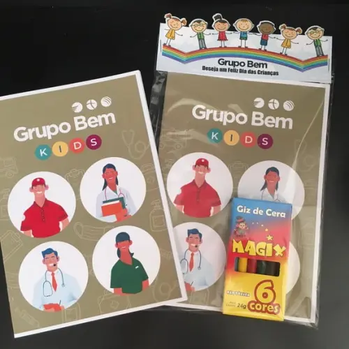 Livreto Personalizado com Giz de Cera
