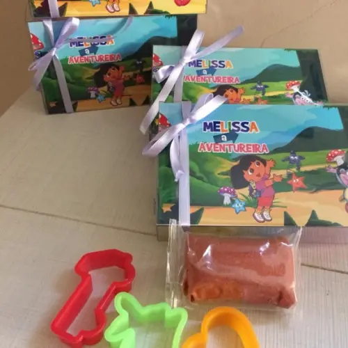 Massinha Modelar Dora Aventureira - Lembrancinha Infantil