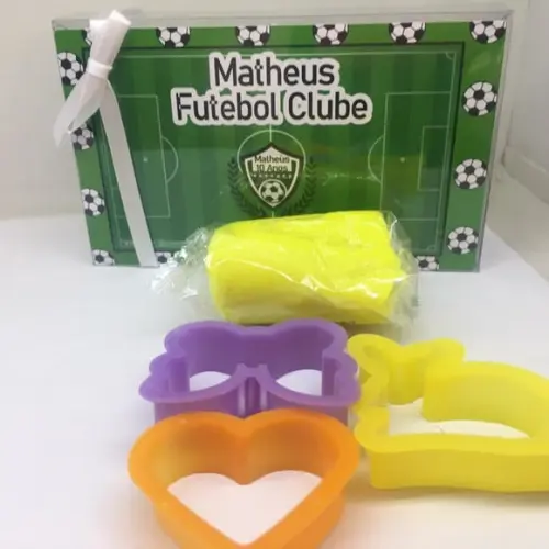Massinha Modelar Tema Futebol