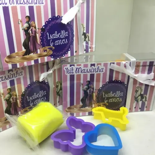 Massinha Modelar Tema Rapunzel