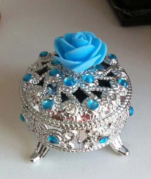 Mini porta jóia prata