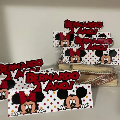 Pula Corda Minnie e Mickey Personalizada
