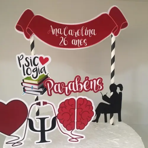 Topo de Bolo Psicologia