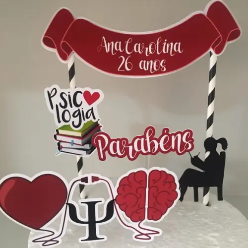 Topo de Bolo Psicologia