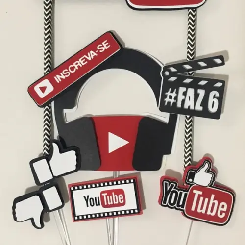 Topo de Bolo Youtube