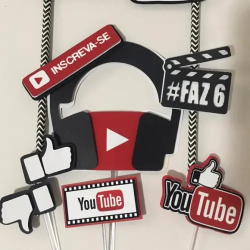 Topo de Bolo Youtube