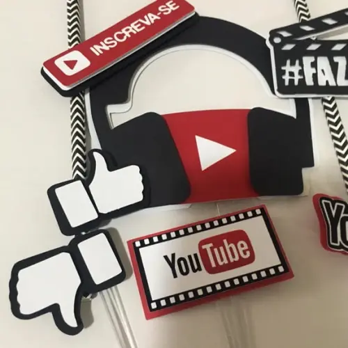 Topo de Bolo Youtube