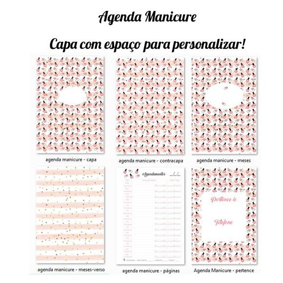 Arquivo Digital Agenda da Manicure Permanente - Cód.: 02