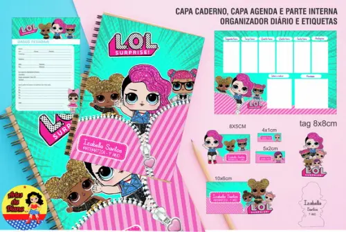 25 Kits Digital Volta as Aulas - Etiquetas e Capas