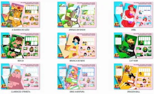 25 Kits Digital Volta as Aulas 2 - Etiquetas e Capas