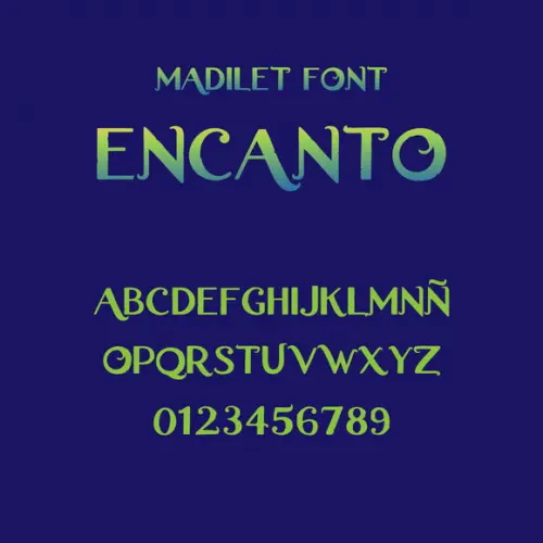Fonte Encanto - Arquivo digital Formato TTF e OTF - Cód. 72