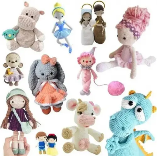 Mais de 8000 Projetos Amigurumi com Videos e Apostilas
