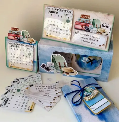 Kit calendário III + 4 ARQUIVOS A SUA ESCOLHA