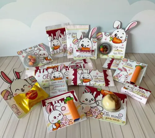 Kit Páscoa Coelho 003 + 4 Arquivos a Sua Escolha