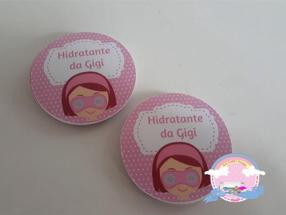 50 Adesivos redondo Spa